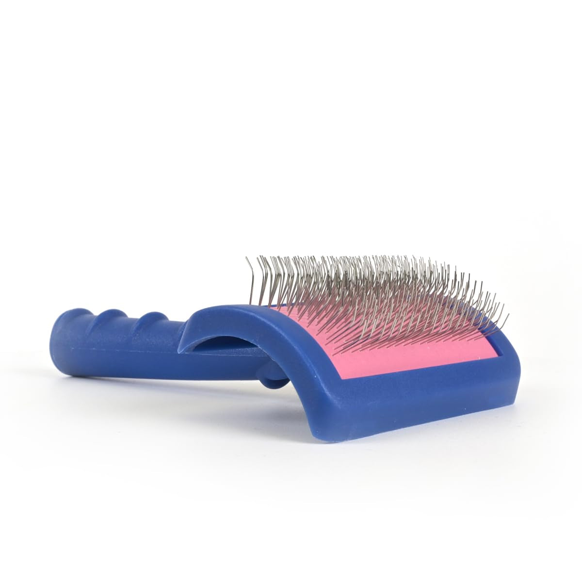 Dog Slicker Brush for Doodles – Long Pin Dematting Brush with Comfort Grip Handle